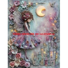 Látkový panel  kolekce  PASTELOVÝ SVĚT 605-41