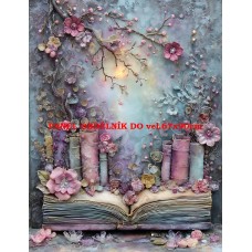 Látkový panel  kolekce  PASTELOVÝ SVĚT 605-44