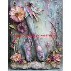 Látkový panel  kolekce  PASTELOVÝ SVĚT 605-63