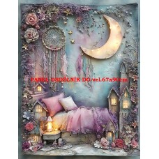 Látkový panel  kolekce  PASTELOVÝ SVĚT 605-65