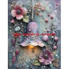 Látkový panel  kolekce  PASTELOVÝ SVĚT 605-67