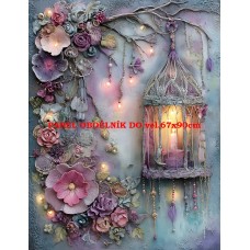 Látkový panel  kolekce  PASTELOVÝ SVĚT 605-70