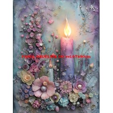 Látkový panel  kolekce  PASTELOVÝ SVĚT 605-71