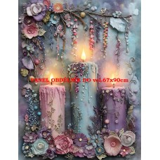 Látkový panel  kolekce  PASTELOVÝ SVĚT 605-72