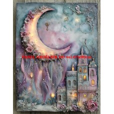 Látkový panel  kolekce  PASTELOVÝ SVĚT 605-74