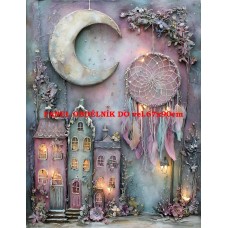 Látkový panel  kolekce  PASTELOVÝ SVĚT 605-75