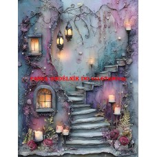 Látkový panel  kolekce  PASTELOVÝ SVĚT 605-76