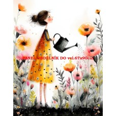 Látkový panel  kolekce DĚTSKÝ DREAMY  SVĚT  606-101