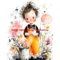 Látkový panel  kolekce DĚTSKÝ DREAMY  SVĚT  606-110