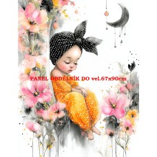 Látkový panel  kolekce DĚTSKÝ DREAMY  SVĚT  606-113