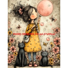 BAVLNĚNÝ PANEL 19x25 cm  hol137