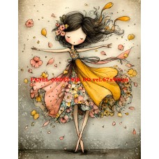 Látkový panel  kolekce DĚTSKÝ DREAMY  SVĚT  606-14