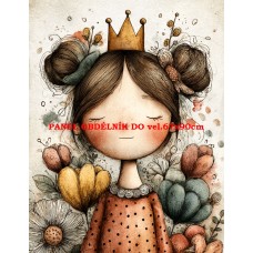 Látkový panel  kolekce DĚTSKÝ DREAMY  SVĚT  606-140