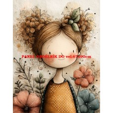 Látkový panel  kolekce DĚTSKÝ DREAMY  SVĚT  606-143