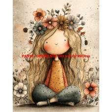 Látkový panel  kolekce DĚTSKÝ DREAMY  SVĚT  606-154