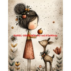 Látkový panel  kolekce DĚTSKÝ DREAMY  SVĚT  606-159