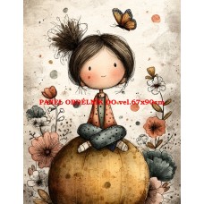 Látkový panel  kolekce DĚTSKÝ DREAMY  SVĚT  606-167