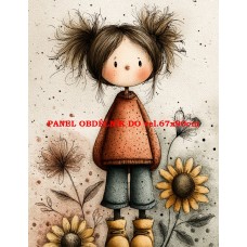 Látkový panel  kolekce DĚTSKÝ DREAMY  SVĚT  606-169