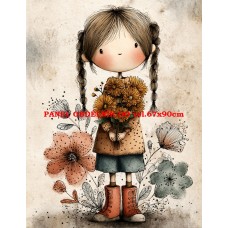 Látkový panel  kolekce DĚTSKÝ DREAMY  SVĚT  606-175