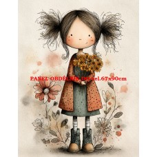 Látkový panel  kolekce DĚTSKÝ DREAMY  SVĚT  606-177