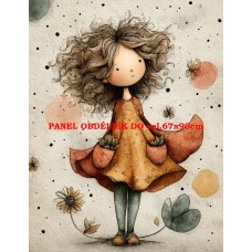 Látkový panel  kolekce DĚTSKÝ DREAMY  SVĚT  606-179