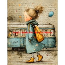 Látkový panel  kolekce DĚTSKÝ DREAMY  SVĚT  606-183