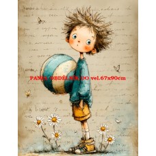 Látkový panel  kolekce DĚTSKÝ DREAMY  SVĚT  606-185