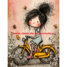 Látkový panel  kolekce DĚTSKÝ DREAMY  SVĚT  606-19