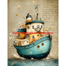 Látkový panel  kolekce DĚTSKÝ DREAMY  SVĚT  606-192