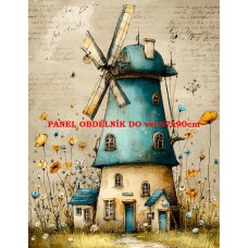 Látkový panel  kolekce DĚTSKÝ DREAMY  SVĚT  606-194