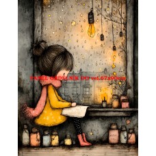 Látkový panel  kolekce DĚTSKÝ DREAMY  SVĚT  606-21