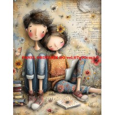 Látkový panel  kolekce DĚTSKÝ DREAMY  SVĚT  606-216