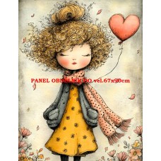 Látkový panel  kolekce DĚTSKÝ DREAMY  SVĚT  606-22