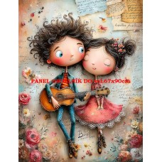 Látkový panel  kolekce DĚTSKÝ DREAMY  SVĚT  606-225