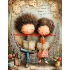 Látkový panel  kolekce DĚTSKÝ DREAMY  SVĚT  606-228