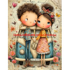 Látkový panel  kolekce DĚTSKÝ DREAMY  SVĚT  606-237