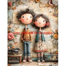 Látkový panel  kolekce DĚTSKÝ DREAMY  SVĚT  606-243