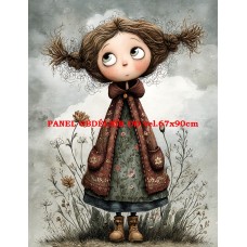 Látkový panel  kolekce DĚTSKÝ DREAMY  SVĚT  606-249