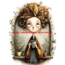 Látkový panel  kolekce DĚTSKÝ DREAMY  SVĚT  606-258