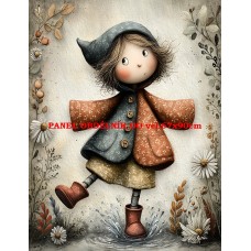 Látkový panel  kolekce DĚTSKÝ DREAMY  SVĚT  606-259