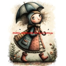 Látkový panel  kolekce DĚTSKÝ DREAMY  SVĚT  606-264