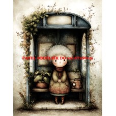 Látkový panel  kolekce DĚTSKÝ DREAMY  SVĚT  606-267