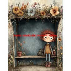 Látkový panel  kolekce DĚTSKÝ DREAMY  SVĚT  606-273