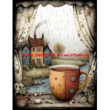 Látkový panel  kolekce DĚTSKÝ DREAMY  SVĚT  606-278