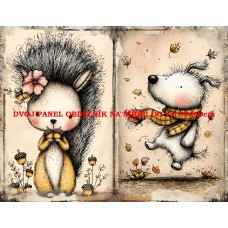 Látkový panel  kolekce DĚTSKÝ DREAMY  SVĚT  606-290