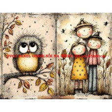 Látkový panel  kolekce DĚTSKÝ DREAMY  SVĚT  606-293