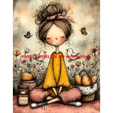 BAVLNĚNÝ PANEL 8x10 cm  hol117