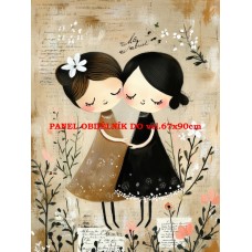 Látkový panel  kolekce DĚTSKÝ DREAMY  SVĚT  606-303