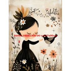 Látkový panel  kolekce DĚTSKÝ DREAMY  SVĚT  606-308