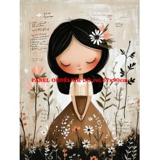 Látkový panel  kolekce DĚTSKÝ DREAMY  SVĚT  606-310